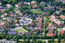 Vue aérienne de Ehbühl, Kirchhalde à Herrenberg dans le département Bade-Wurtemberg, Allemagne
