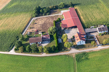 Neupotz dans le département Rhénanie-Palatinat, Allemagne hors des airs