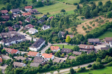 Vue oblique de Ehbühl, Kirchhalde à Herrenberg dans le département Bade-Wurtemberg, Allemagne