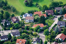 Ehbühl, Kirchhalde à Herrenberg dans le département Bade-Wurtemberg, Allemagne hors des airs