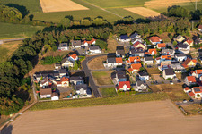 Vue aérienne de Quartier Hardtwald in Neupotz dans le département Rhénanie-Palatinat, Allemagne