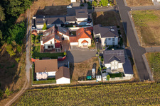 Quartier Hardtwald in Neupotz dans le département Rhénanie-Palatinat, Allemagne d'en haut