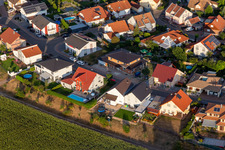 Enregistrement par drone de Leimersheim dans le département Rhénanie-Palatinat, Allemagne