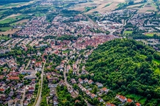 Vue aérienne de De l'est à Herrenberg dans le département Bade-Wurtemberg, Allemagne