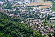 Vue aérienne de Lämmleshalde à Herrenberg dans le département Bade-Wurtemberg, Allemagne