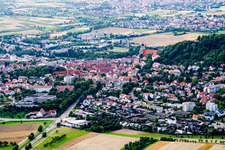Vue aérienne de Du sud à Herrenberg dans le département Bade-Wurtemberg, Allemagne