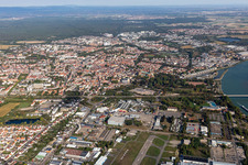 Speyer dans le département Rhénanie-Palatinat, Allemagne d'en haut