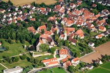 Vue aérienne de À Tübingen à le quartier Kilchberg in Tübingen dans le département Bade-Wurtemberg, Allemagne