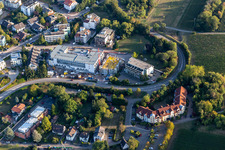 Vue aérienne de BioMed - Clinique spécialisée en oncologie à Bad Bergzabern dans le département Rhénanie-Palatinat, Allemagne