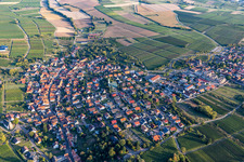 Quartier Schweigen in Schweigen-Rechtenbach dans le département Rhénanie-Palatinat, Allemagne vue d'en haut