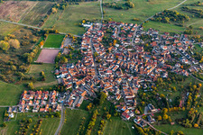 Quartier Büchelberg in Wörth am Rhein dans le département Rhénanie-Palatinat, Allemagne d'un drone