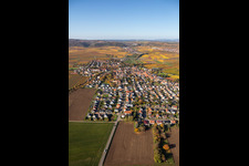 Vue oblique de Quartier Jerusalemsberg in Kirchheim an der Weinstraße dans le département Rhénanie-Palatinat, Allemagne