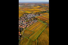 Kleinkarlbach dans le département Rhénanie-Palatinat, Allemagne d'en haut
