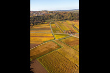 Vue oblique de Battenberg dans le département Rhénanie-Palatinat, Allemagne