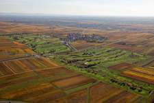 Superficie du terrain de golf Golfgarten Deutsche Weinstraße - Dackenheim - GOLF absolu à Dackenheim dans le département Rhénanie-Palatinat, Allemagne hors des airs