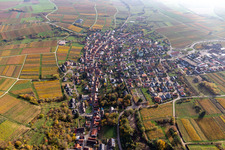 Quartier Schweigen in Schweigen-Rechtenbach dans le département Rhénanie-Palatinat, Allemagne depuis l'avion