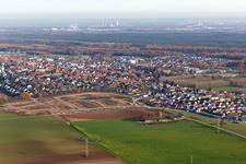 Photographie aérienne de Zone de chantier K2 à Kandel dans le département Rhénanie-Palatinat, Allemagne