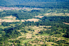 Vue aérienne de Quartier Weiler in Keltern dans le département Bade-Wurtemberg, Allemagne