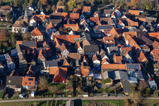 Vue aérienne de Dans la dîme de la cloche à Winden dans le département Rhénanie-Palatinat, Allemagne