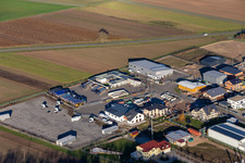 Photographie aérienne de Zone commerciale à Gereut à Hatzenbühl dans le département Rhénanie-Palatinat, Allemagne