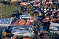 Zone commerciale Im Gereut à Hatzenbühl dans le département Rhénanie-Palatinat, Allemagne depuis l'avion