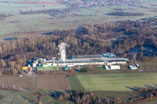 Isolation Sitek à le quartier Altenstadt in Wissembourg dans le département Bas Rhin, France hors des airs