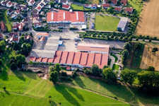Vogelsitze GmbH, Kleinsteinbacherstraße 44 à le quartier Stupferich in Karlsruhe dans le département Bade-Wurtemberg, Allemagne depuis l'avion