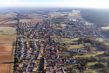 Quartier Schaidt in Wörth am Rhein dans le département Rhénanie-Palatinat, Allemagne vue d'en haut