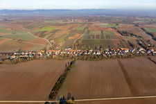 Enregistrement par drone de Vollmersweiler dans le département Rhénanie-Palatinat, Allemagne