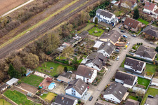 Enregistrement par drone de Dans la roseraie à Winden dans le département Rhénanie-Palatinat, Allemagne