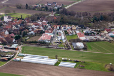 Photographie aérienne de Concessionnaire automobile Frey à Minfeld dans le département Rhénanie-Palatinat, Allemagne