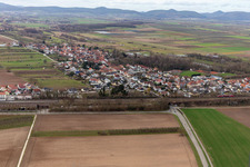 Winden dans le département Rhénanie-Palatinat, Allemagne hors des airs
