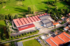 Vue d'oiseau de Vogelsitze GmbH, Kleinsteinbacherstraße 44 à le quartier Stupferich in Karlsruhe dans le département Bade-Wurtemberg, Allemagne