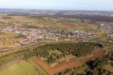 Vue aérienne de Quartier Deufringen in Aidlingen dans le département Bade-Wurtemberg, Allemagne
