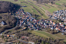 Vue aérienne de Quartier Dachtel in Aidlingen dans le département Bade-Wurtemberg, Allemagne