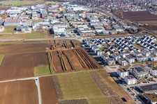 Vue aérienne de Renningen dans le département Bade-Wurtemberg, Allemagne