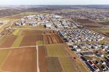 Photographie aérienne de Renningen dans le département Bade-Wurtemberg, Allemagne
