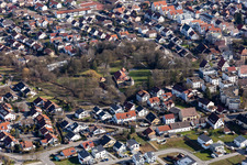 Vue aérienne de Villa Schwalbenhof à Gärtringen dans le département Bade-Wurtemberg, Allemagne