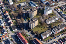 Vue aérienne de Schönbuchstr à Gärtringen dans le département Bade-Wurtemberg, Allemagne