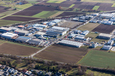 Vue aérienne de Zone commerciale Nufringen à Nufringen dans le département Bade-Wurtemberg, Allemagne