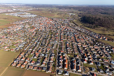 Nufringen dans le département Bade-Wurtemberg, Allemagne d'en haut