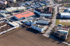 Vue aérienne de Texma à Herrenberg dans le département Bade-Wurtemberg, Allemagne