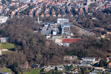 Vue aérienne de Campus de Landau de l'Université de Coblence-Landau à Landau in der Pfalz dans le département Rhénanie-Palatinat, Allemagne