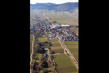 Böchingen dans le département Rhénanie-Palatinat, Allemagne hors des airs