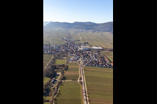 Böchingen dans le département Rhénanie-Palatinat, Allemagne vue d'en haut