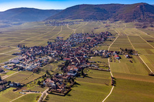 Vue oblique de Quartier Rhodt in Rhodt unter Rietburg dans le département Rhénanie-Palatinat, Allemagne