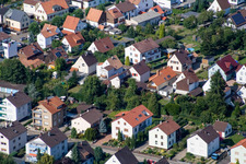 Photographie aérienne de Rue Elsässer à Kandel dans le département Rhénanie-Palatinat, Allemagne