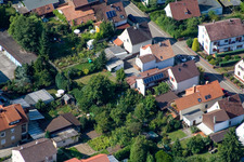 Vue aérienne de Waldstr à Kandel dans le département Rhénanie-Palatinat, Allemagne
