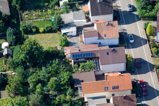 Vue oblique de Waldstr à Kandel dans le département Rhénanie-Palatinat, Allemagne