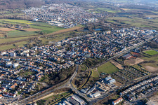 Vue aérienne de Quartier Sankt Ilgen in Leimen dans le département Bade-Wurtemberg, Allemagne